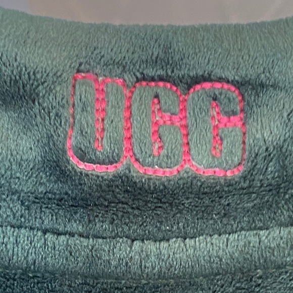 UGG Hixson Dark Green/Grey Velour Jumpsuit - Picture 4 of 8